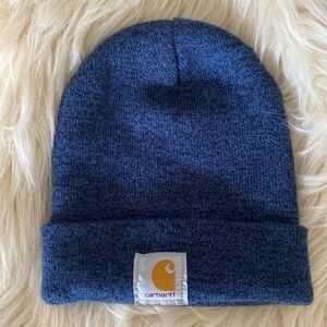 Carhartt A unisex classic rib-knit hat. Blue. Like a New condition.